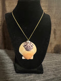 Golden Tide Shell Pendant