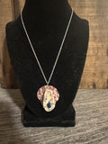 Ocean treasure oyster shell necklace